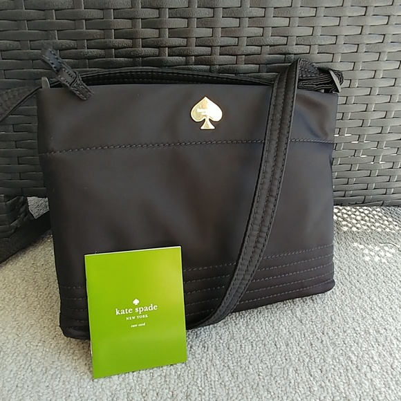 kate spade Handbags - Kate Spade New Black nylon crossbody purse